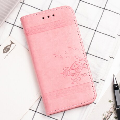 Leather Contracted Phone Back Cover