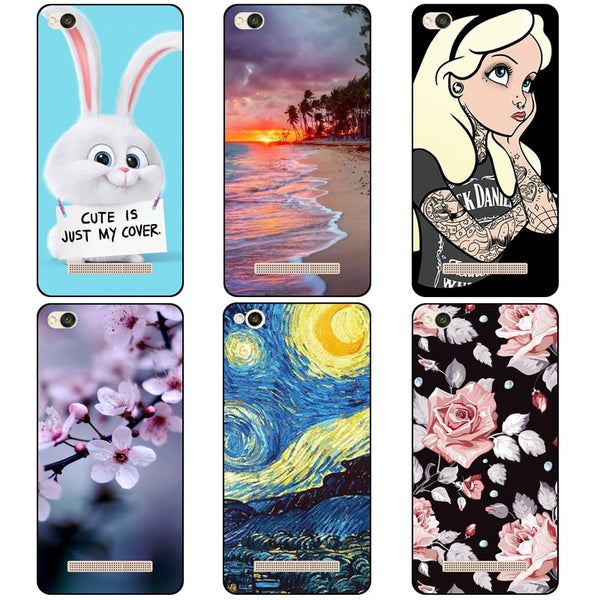 Soft TPU Silicone Colored Painting Phone Cases