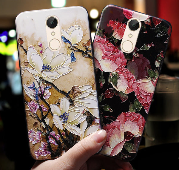 3D Relief Soft Tpu Painted Phone Case