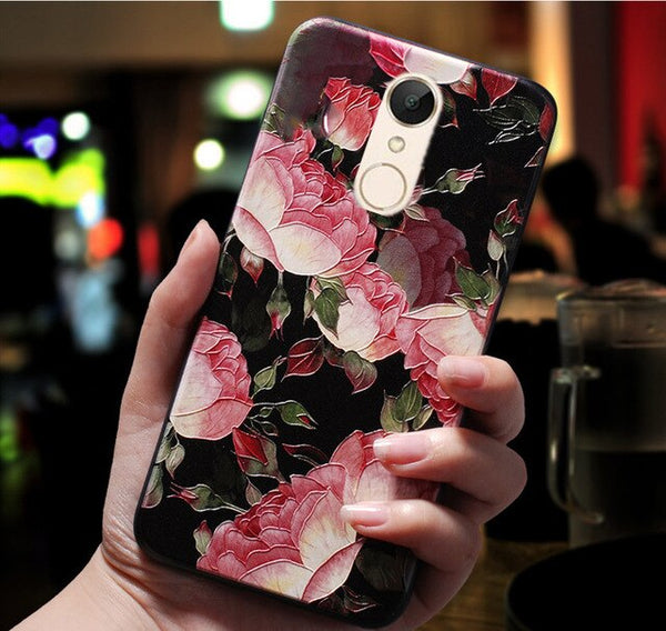 3D Relief Soft Tpu Painted Phone Case