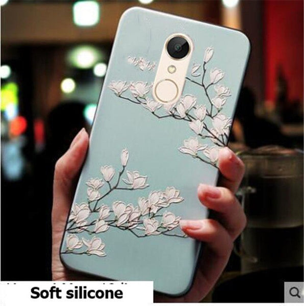 3D Relief Soft Tpu Painted Phone Case