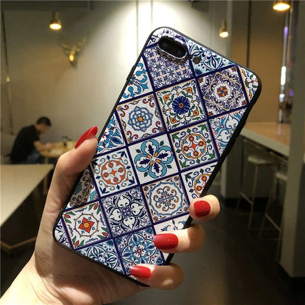 3D Relief Soft Tpu Painted Phone Case