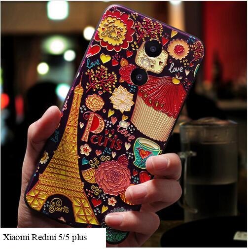 3D Relief Soft Tpu Painted Phone Case