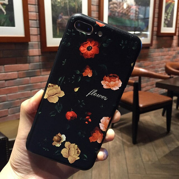 3D Relief Soft Tpu Painted Phone Case